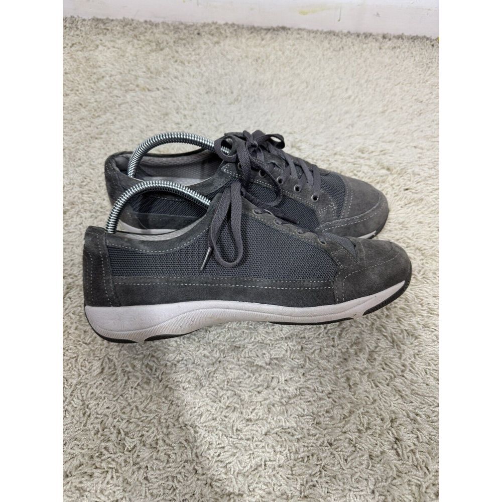 Dansko Women's Harmony Casual Comfort Shoes Sneakers Gray Suede Mesh EU 41 US 11